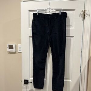Universal Thread Black Velvet Straight Leg Pants